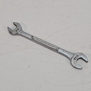 CRAFTSMAN Open End Wrench 3/8" x 7/16" No. -V- USA